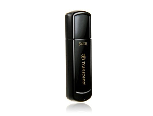 Transcend USB Flash Drive 64GB USB 2.0 Jetflash 350 Black