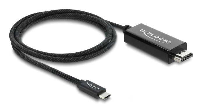 Delock Koaxiales USB Type-c ? a HDMI Cable (dp Alt Mode) 4K 60 HZ With Geflechtma