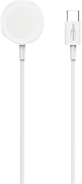 Ansmann Cable Charging USB-C Apple Watch White 100CM)