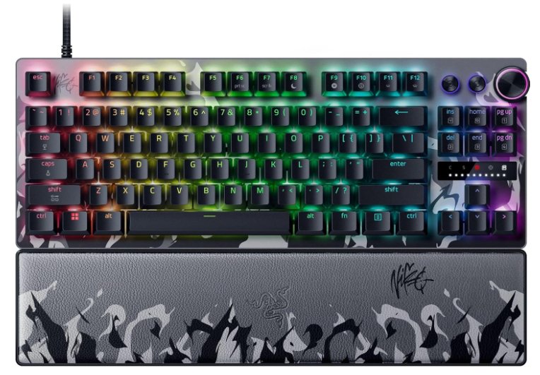 Razer Teclado Huntsman V3 Tenkeyless 8KHZ Niko Edición RGB Con Switches Ópticos Analógicos Layout Us