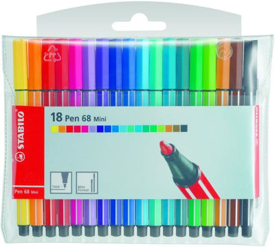 Stabilo Marker Pen 68 Case 20 C/Surtidos Parade Red — image 1