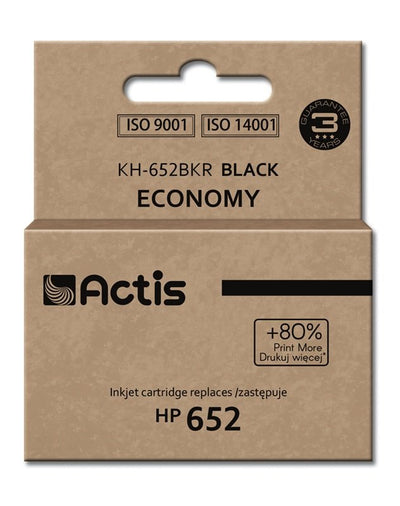 Actis Ink KH-652BKR (reemplazo HP 652 F6V25AE - Standard - 15ML - Black — image 1