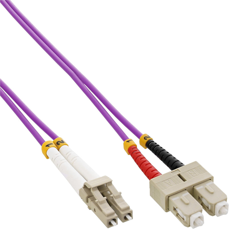 Inline Cable Dúplex Fibre Optic Lc/Sc 50/125?M OM4 3M