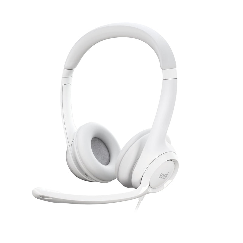 Logitech Headphones H390 USB Alámbrico USB Type a White