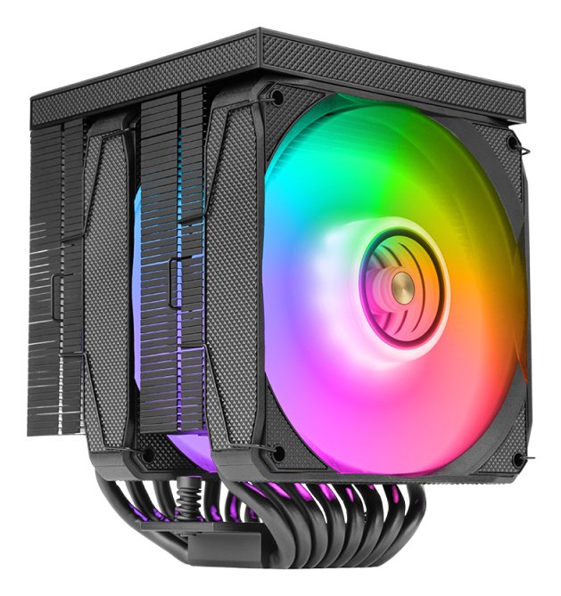 Mars Gaming Refrigeración CPU A-rgb Mcpu-lcd Pro Black LCD / 120MM ARGB / 6 Heatpipes / Tdp 300W / Intel & AMD