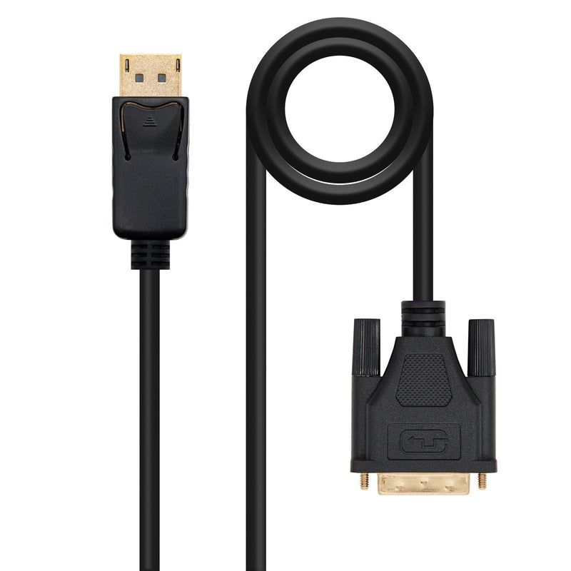 Nanocable Cable Converter DisplayPort/M a DVI/M - 1.0M - Black