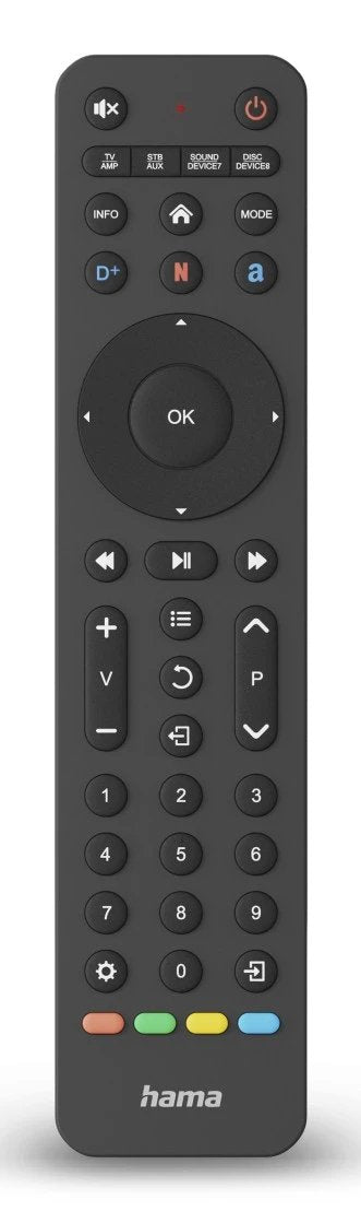 Hama TV Remote Universal 8EN1 C/Button App (new)