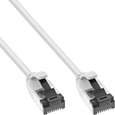 Inline® Network Cable Slim, U/FTP, CAT.8.1, Tpe Halogen-free, White 1M — image 1