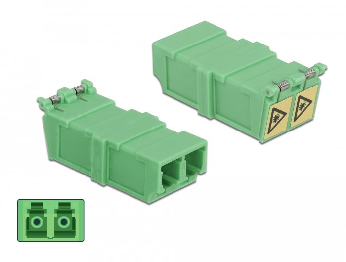 Lwl Empalme With Cover Protection Láser Lc Duplex Connector Female a Lc Duplex Connector Female 4 Units