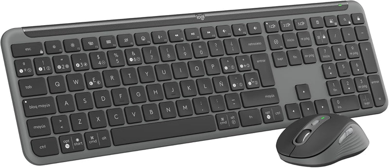 Logitech Keyboard Spanish + Mouse MK950 Wireless 920-012486