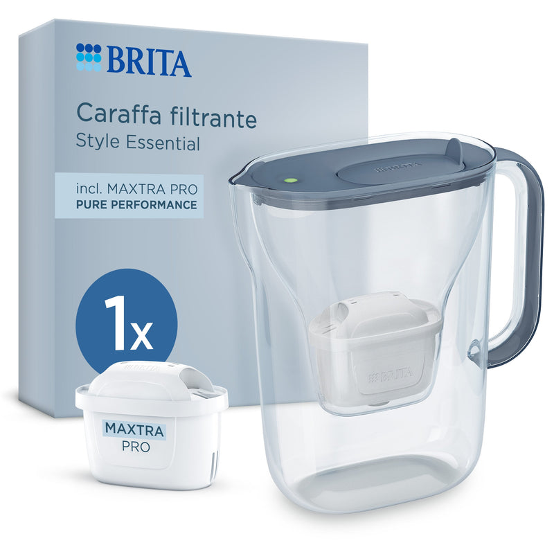 Brita Style Essential Filter Water Jarra 2,4 L Colour Piedra, Transparent