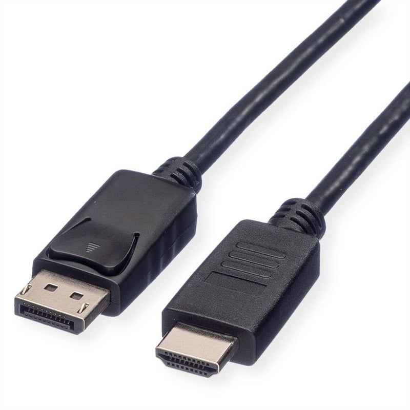 Roline 11445780 1M DisplayPort HDMI Black