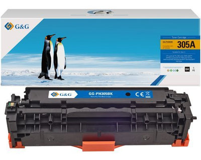 G&g Toner Compatible With HP 305A CE410A — image 1