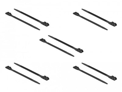 Delock Brida Cables With Double Head L 1000 X B 9MM Black 10 Units — image 1