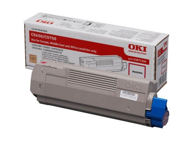 Oki Genuine Toner Magenta C5650DN, 5650N, 5750DN, 5750N