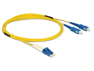 Delock Lwl Cable Fibre Optic K Lc - Sc 2.00M Singlemode Duplex Os — image 1