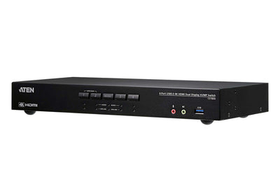 Aten CS1844 Switch KVM 4 Ports 4K Hdmi, Screen Dual, USB 3.0, Audio — image 1