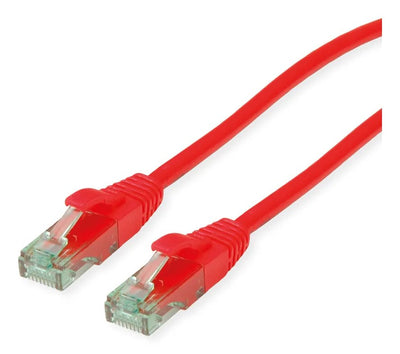 Roline Rm Network Cable CAT.6A UTP, Red 0,3M — image 1