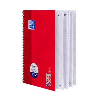 Oxford 100050361 Notebook And Block A4 Red