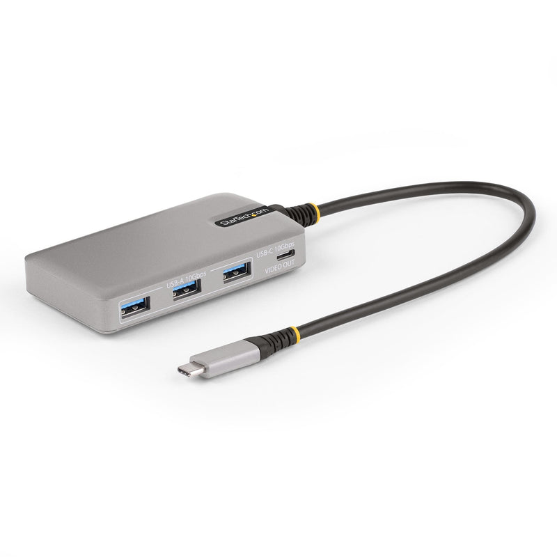 StarTech.com HB31C3A1CDPPD3 Hub Interfaz USB 3.2 Gen 2 (3.1 Gen 2) Type-c 10000 Mbit/S Silver