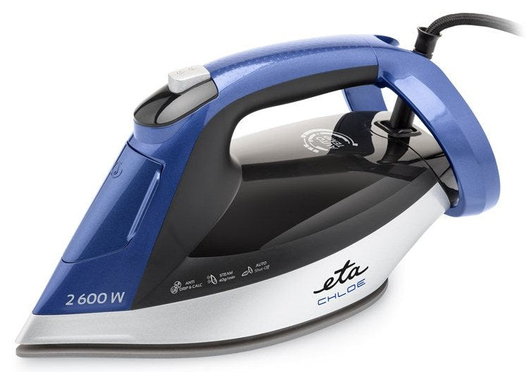 Eta Straightener Chloe 2276 90000 Vapor-seco Soleplate Ceramic 2500W Blue Silver