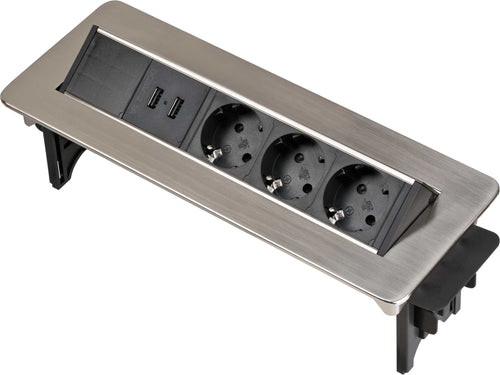 Brennenstuhl Indesk Power Strip Desk 3 Salidas + 2 USB — image 1