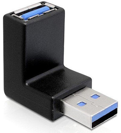 Delock 65340 Adapter USB 3.0 Male-female Angled 270° Vertical — image 1