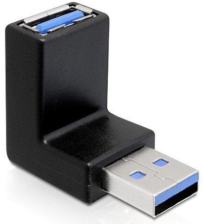 Delock 65340 Adapter USB 3.0 Male-female Angled 270° Vertical