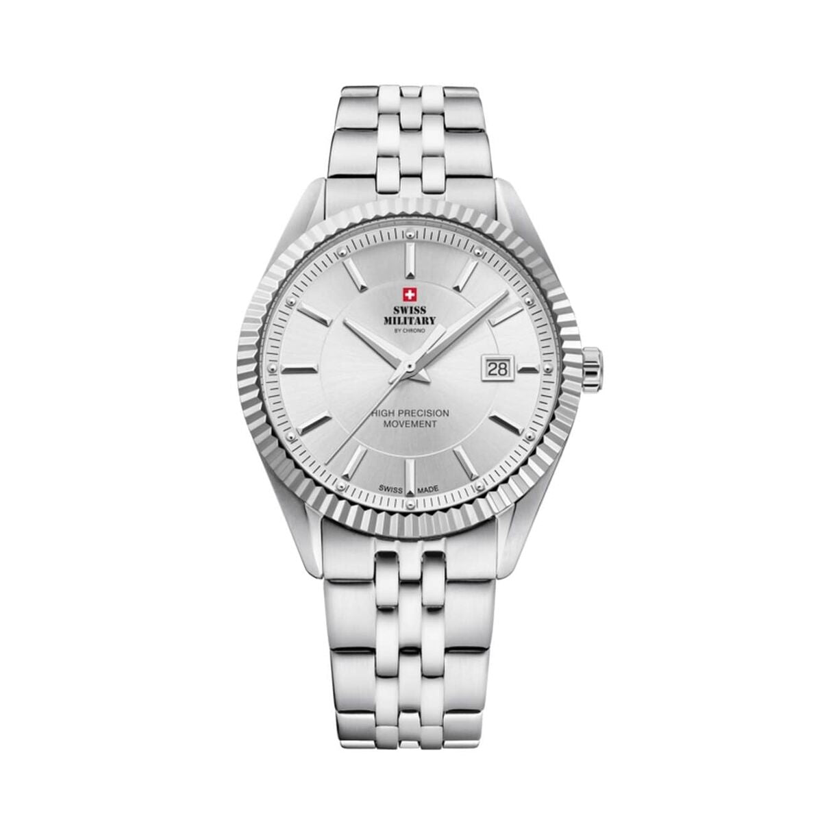 Swiss Military Chrono Men's Watch Swiss Military Chrono Sm34065.02 Silver