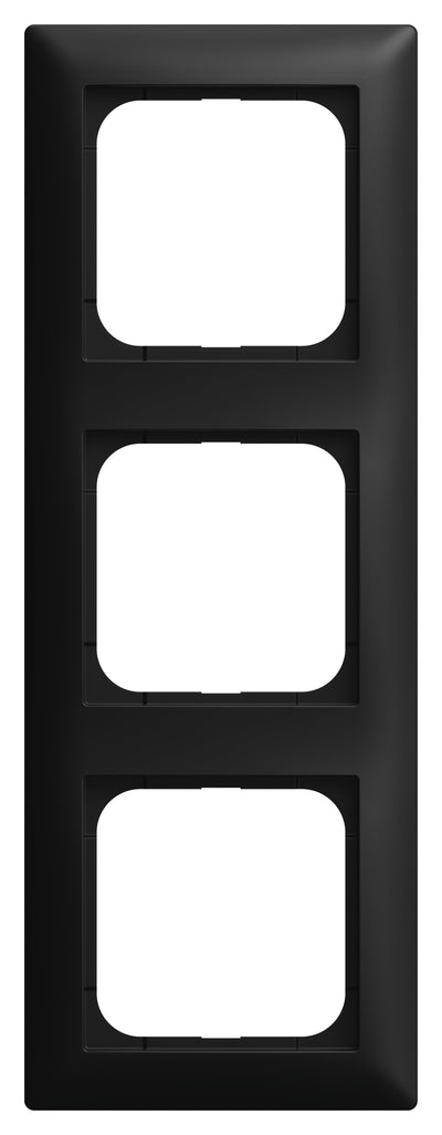 Busch Jaeger Bj 1723-915 Frame Embellecedor 3-VÍAS Black Matte - Busch-balance® Si 2CKA001725A1570 — image 1