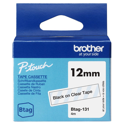 Brojoher Tape BTAG131 / BTAG-131 Black Sobre Transparentee — image 1