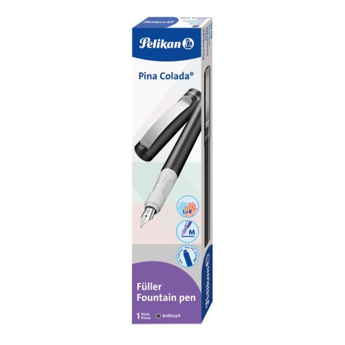 Pelikan Pina Colada Pluma Estilográfica Sistema Charging Cartridge Antracita 1 Pieces — image 1