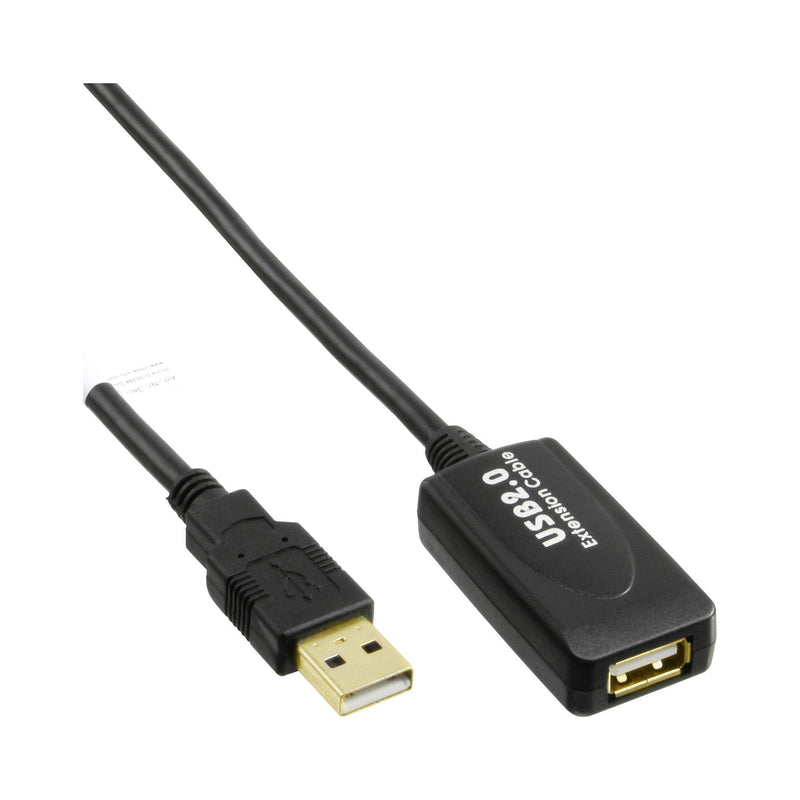 Inline USB 2.0 Extensión Activa / Cable Repetidor USB a Male a Female 20M
