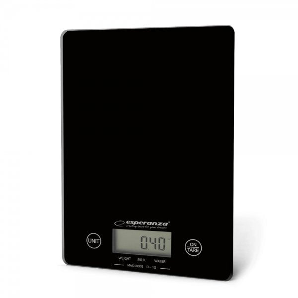 Esperanza Scale Kitchen EKS002K Electrónica Rectangular Black