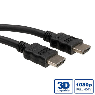 Roline HDMI High Speed Cable With Ethernet, Lsoh, Black 5M — image 1