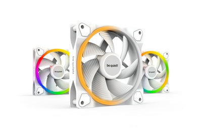 Fan 120X120 Be Quiet Light Wings White Pack 3UD 1700RPM PWM ARGB — image 1