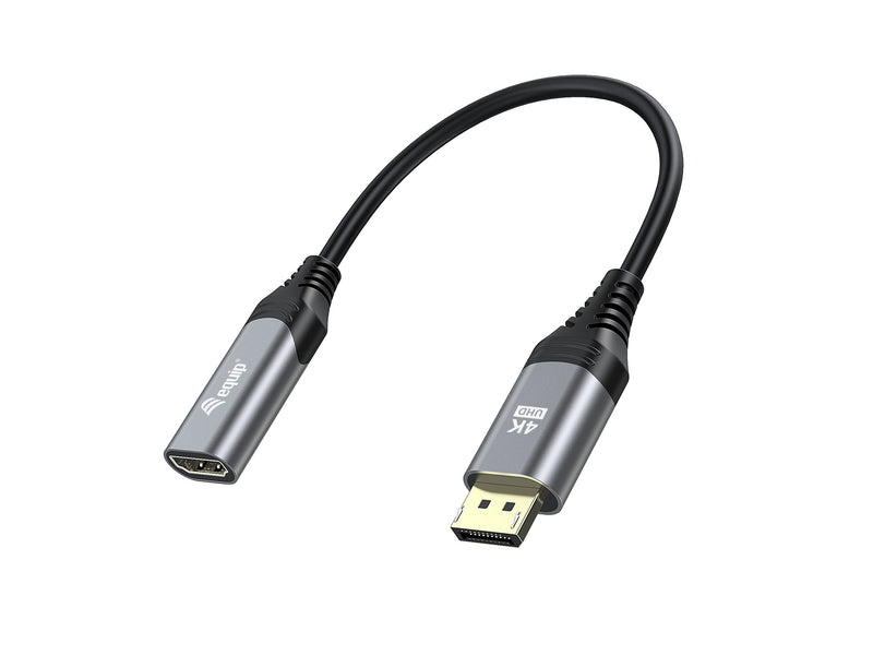 Equip Adapter DisplayPort - HDMI 1.2M H 4K 60HZ Grey 0,15M
