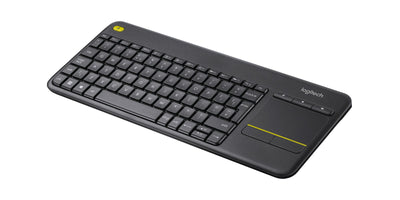 Logitech Wireless Touch Keyboard K400 Plus Wireless Keyboard 2.4GHZ Checo Black — image 1