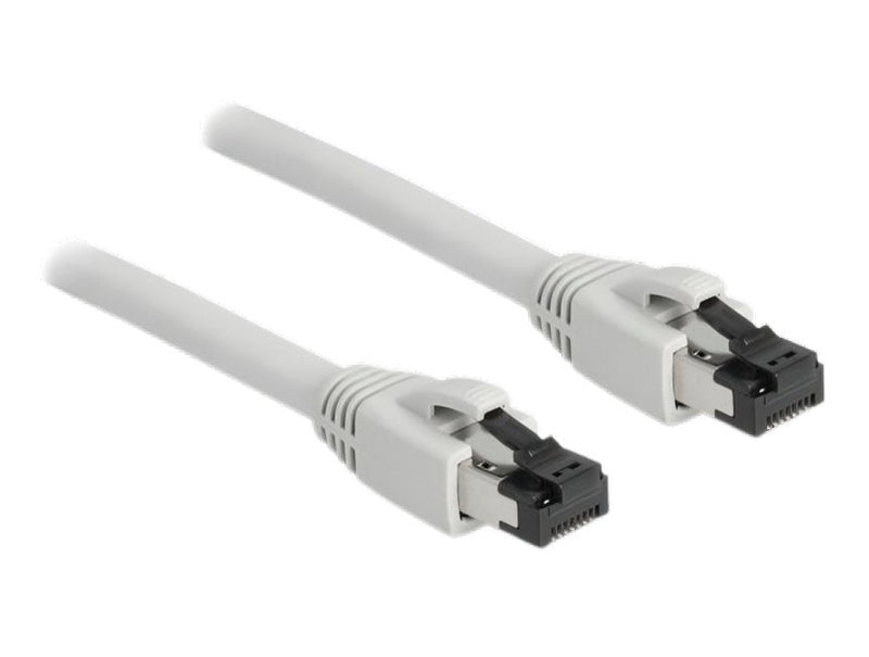 Delock Network Cable RJ45 CAT.8.1 S/FTP 2M Bis 40Gbps Grey