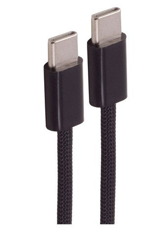 Shiverpeaks USB-C Cable Charging 2.0, 60W, Black Textil, 1M