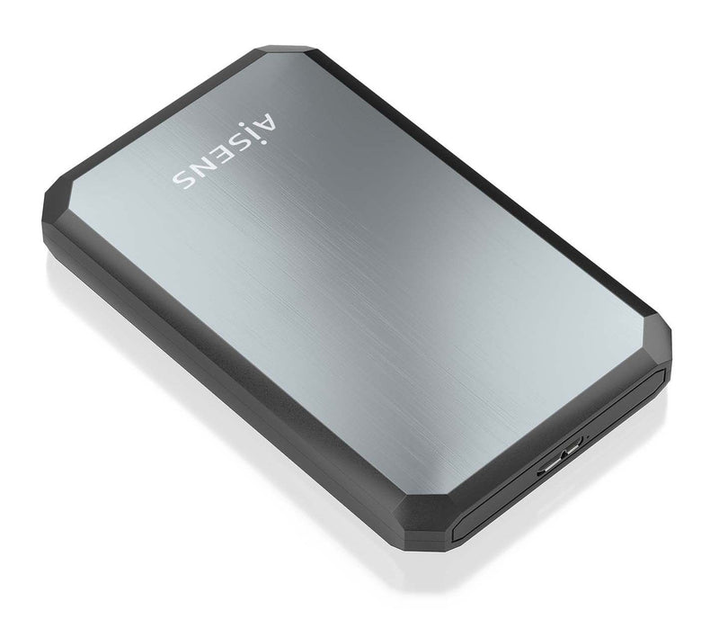 Aisens External Enclosure 2,5&QUOT, ASE-2529B 9.5MM SATA a USB 3.0/USB 3.1 GEN1, Negra-gris