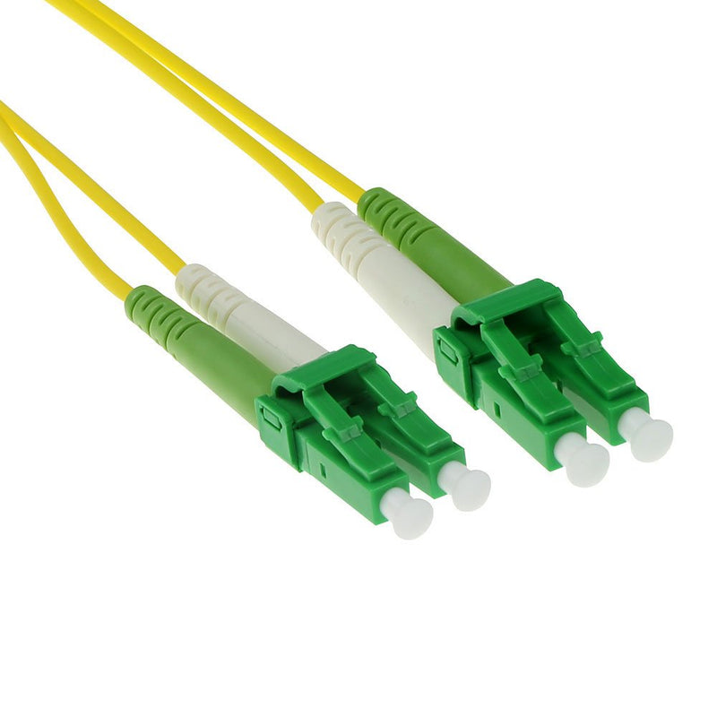 5 Meter Lszh Singlemode 9 125 OS2 Fiber Patch Cable Duplex With Lc APC8 Connectors
