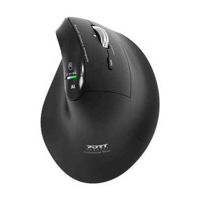 Port Connect Mouse Ergonomic Rechargeable Bt + RF 2,4GHZ - Ergo Auditor — image 1