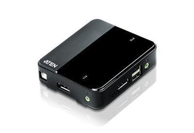 Aten CS782DP Switch KVM Black (2 Port USB DisplayPort KVM Switch 4K) — image 1