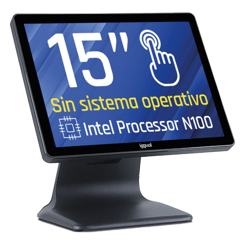 Iggual Tpv Aio 15 J4125 4GB 6USB 1000Mbps Without So