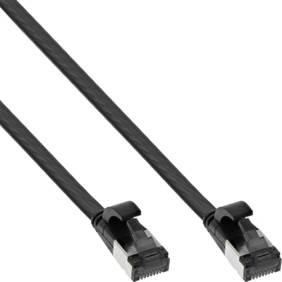 Inline Network Cable Flat , U/FTP, CAT.8.1, Tpe Libre Halógenos, Black 2M — image 1