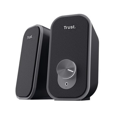 Trust Speakers 2.0 Ador 12W Colour Black Jack 3.5MM Control Volumen Alimentado USB — image 1