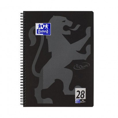 Oxford 400121610 Notebook And Block A4 + 160 Hojas Black Grey
