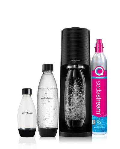 Sodastream Soda Maker Terra Megapack Qc Black Incl 3 Bottles (2270214) — image 1