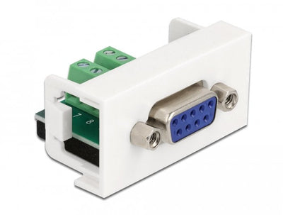 Delock Easy 45 Moduloo D-sub 9 Pin Female a 10 Pin Terminal Block 22,5 X 45MM — image 1